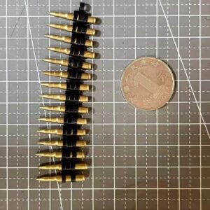 1/6 US 50 Cal Metal Ammo Belt 15 rounds