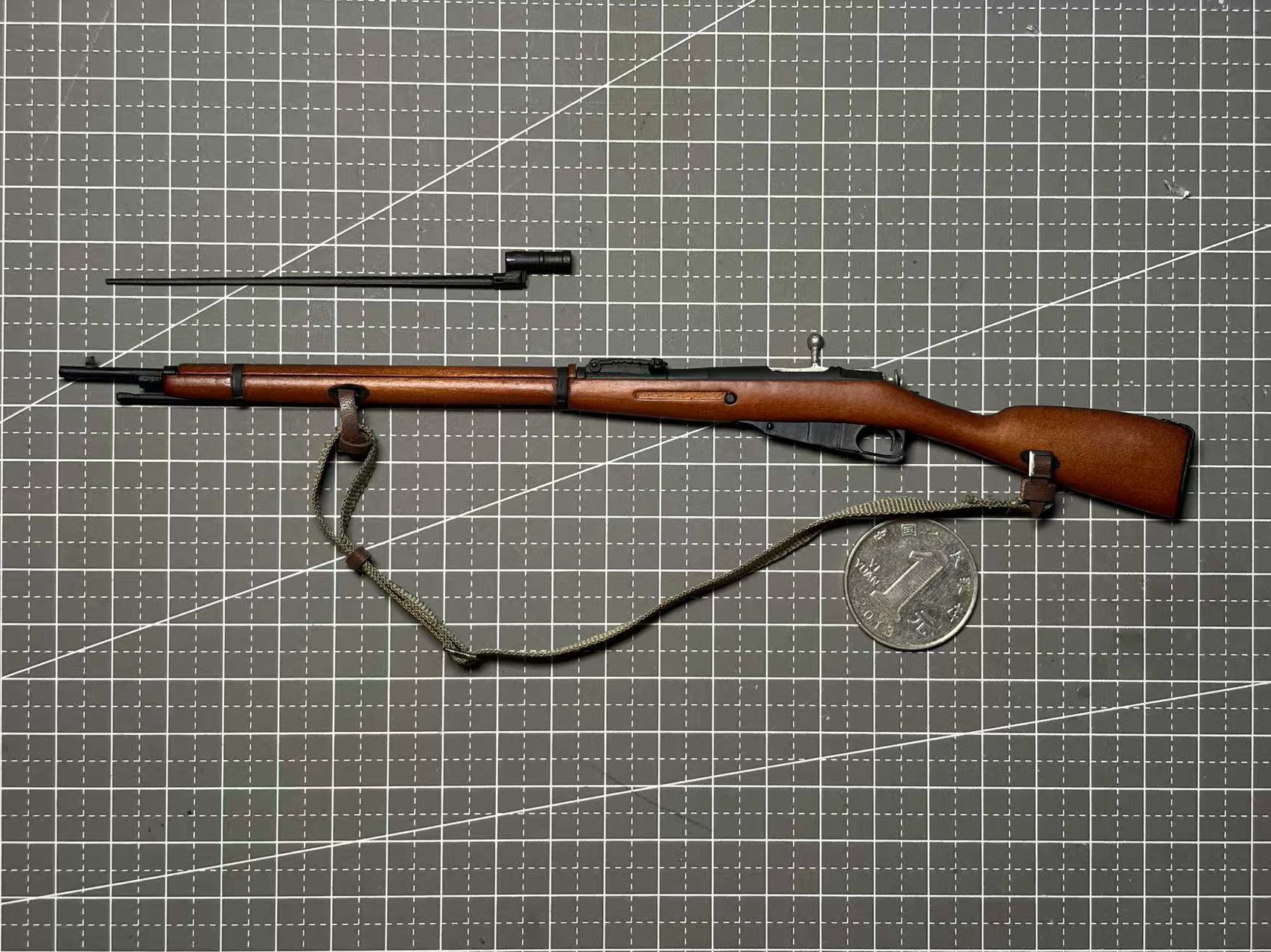 FP023 Mosin Nagant Rifle (Metal & Wood)